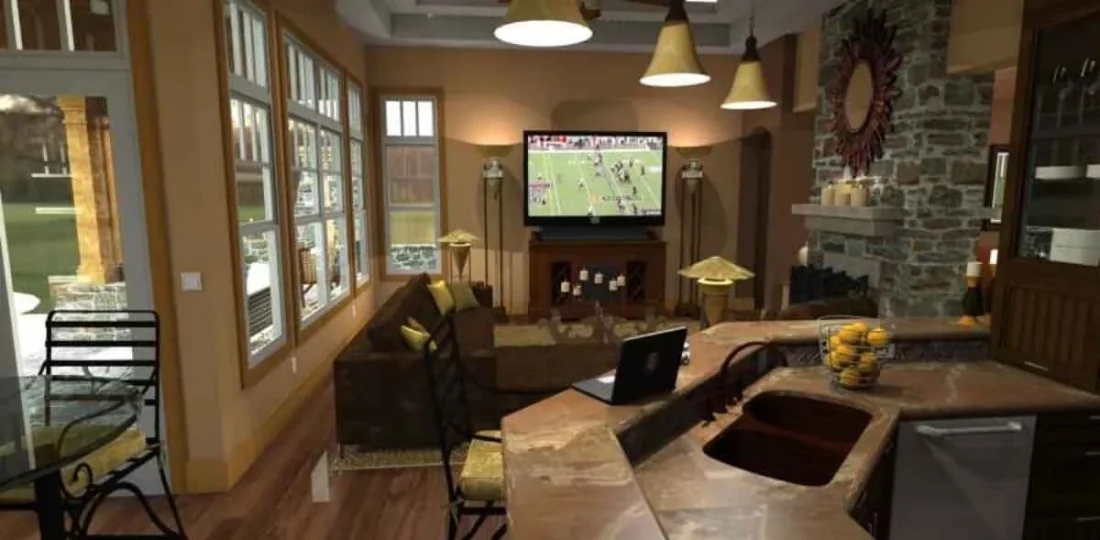 Elegant house Floor Plan with Detailed CAD Architecture Designs