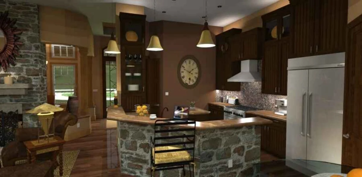 Elegant house Floor Plan with Detailed CAD Architecture Designs