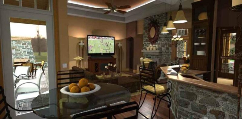 Elegant house Floor Plan with Detailed CAD Architecture Designs