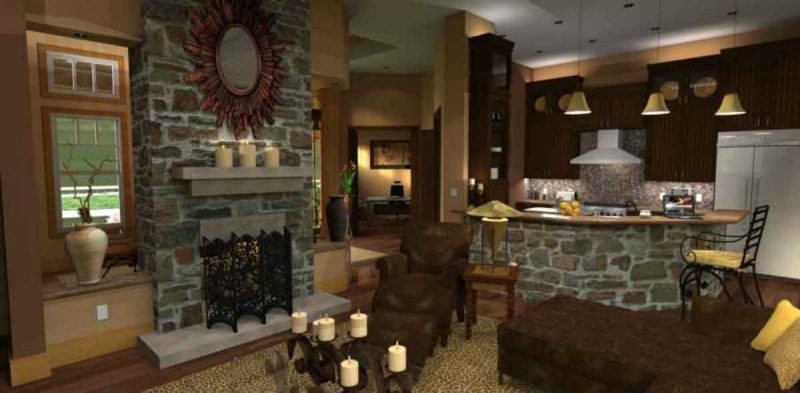 Elegant house Floor Plan with Detailed CAD Architecture Designs