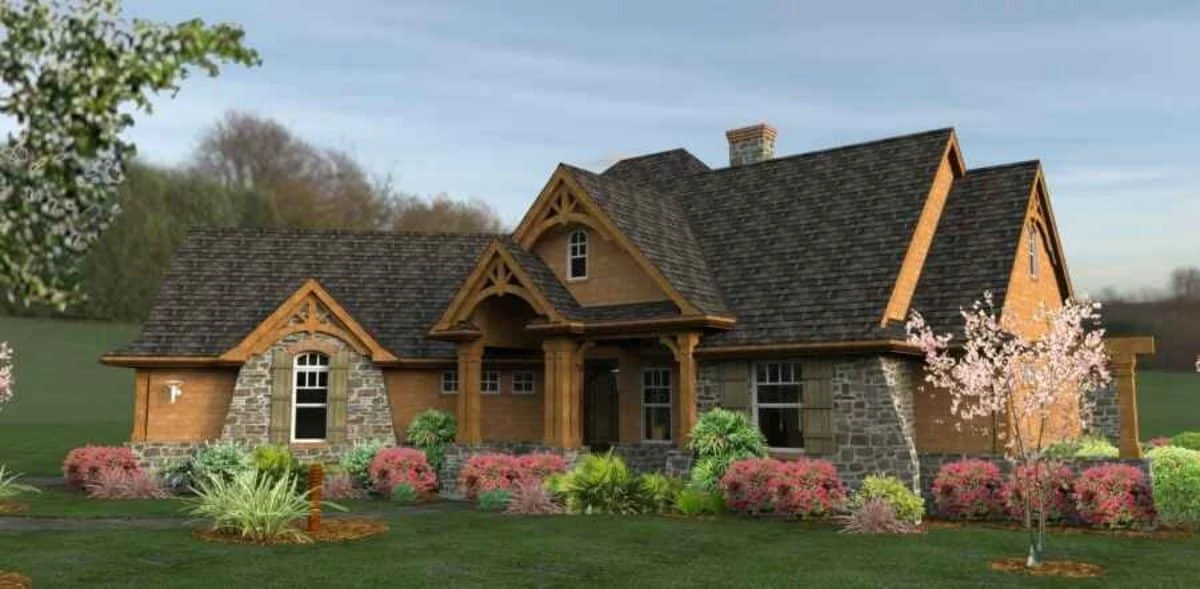 Elegant house Floor Plan with Detailed CAD Architecture Designs