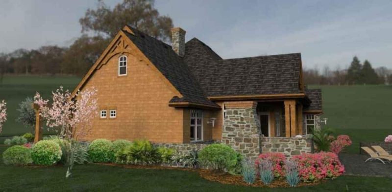 Elegant house Floor Plan with Detailed CAD Architecture Designs