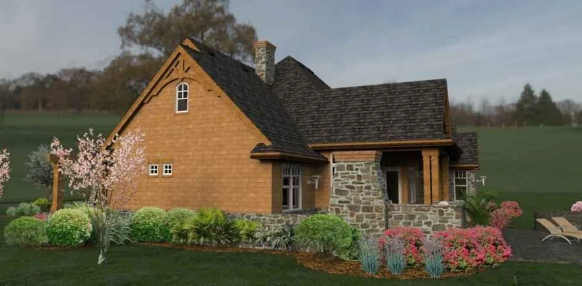 Elegant house Floor Plan with Detailed CAD Architecture Designs
