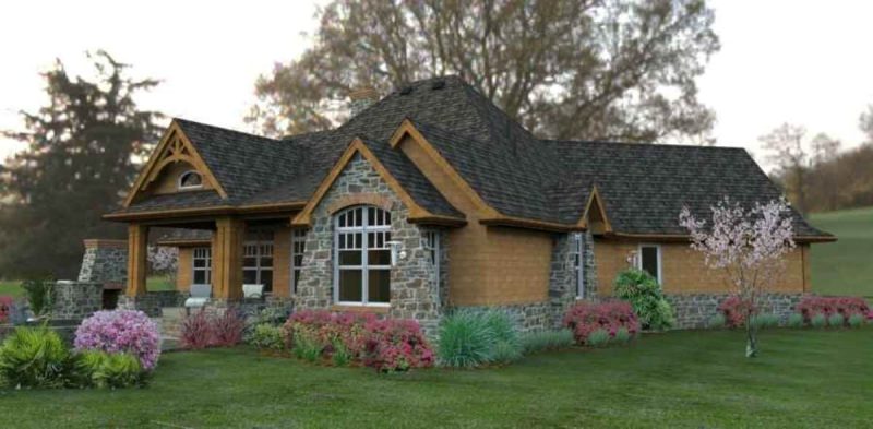 Elegant house Floor Plan with Detailed CAD Architecture Designs