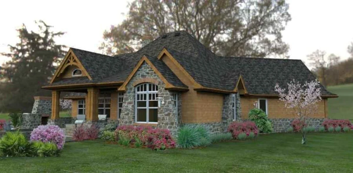 Elegant house Floor Plan with Detailed CAD Architecture Designs