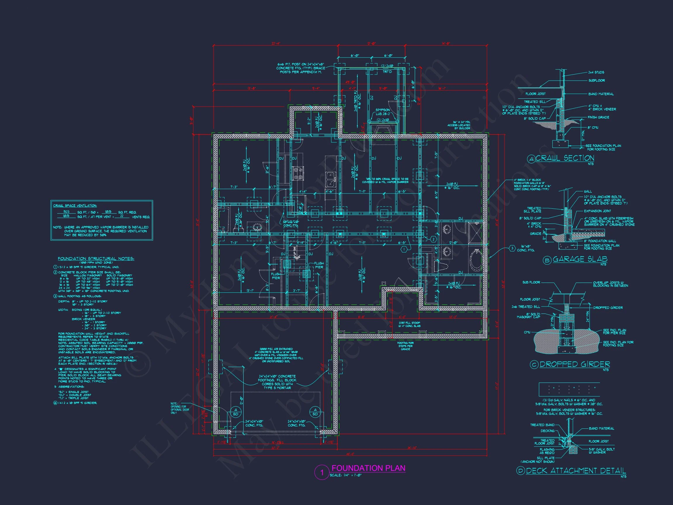 13-2029 HOUSE PLAN - Charming Craftsman House Design with Detailed Floor Plans 16 Charming Craftsman house Design with Detailed Floor Plans