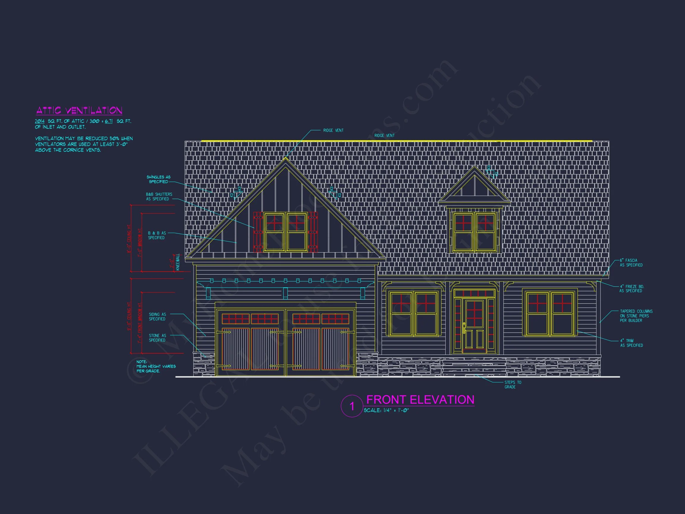 13-2029 HOUSE PLAN - Charming Craftsman House Design with Detailed Floor Plans 3 Charming Craftsman house Design with Detailed Floor Plans