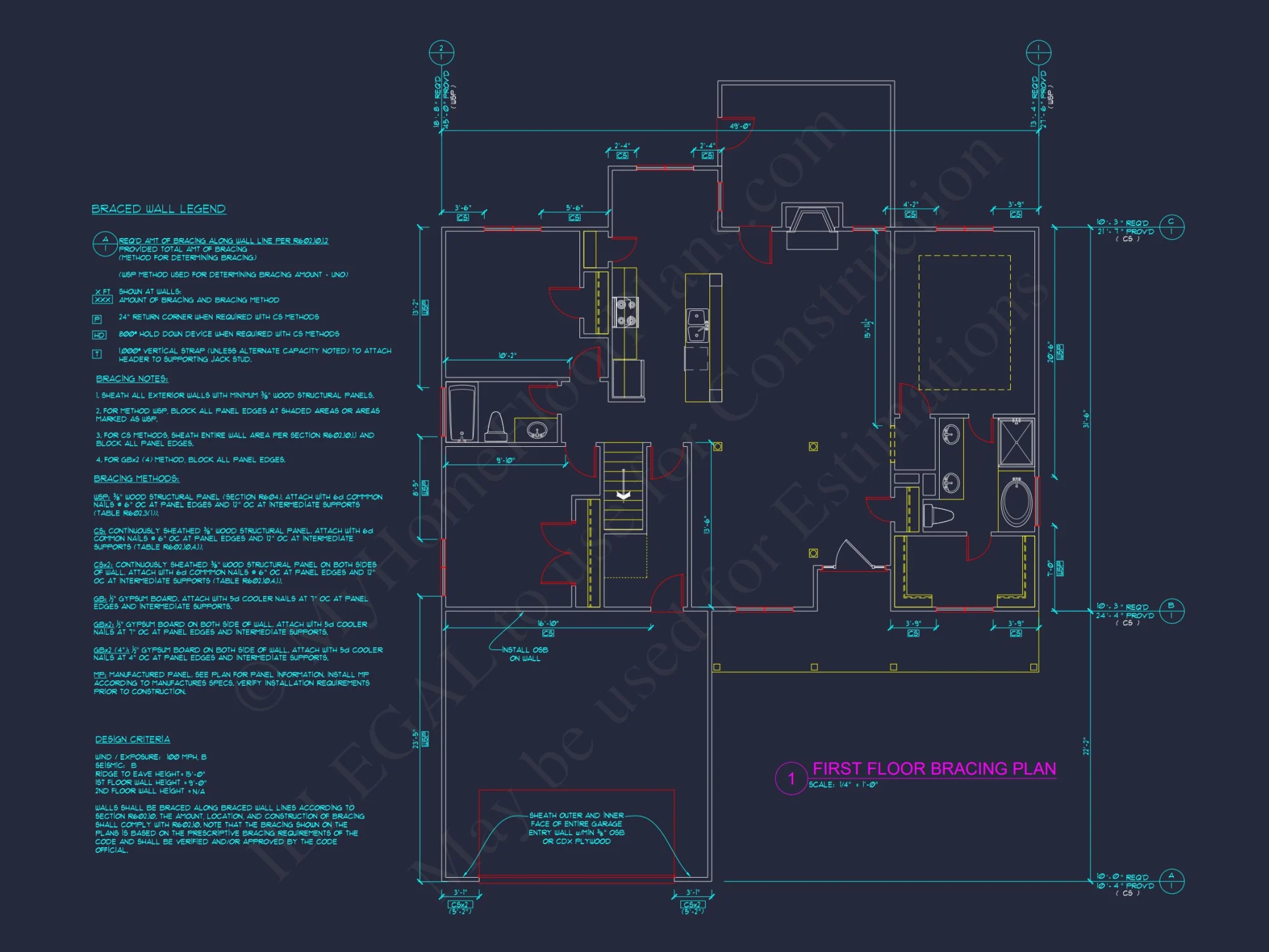 Craftsman house Floor Plan: Stunning CAD Design & Blueprint