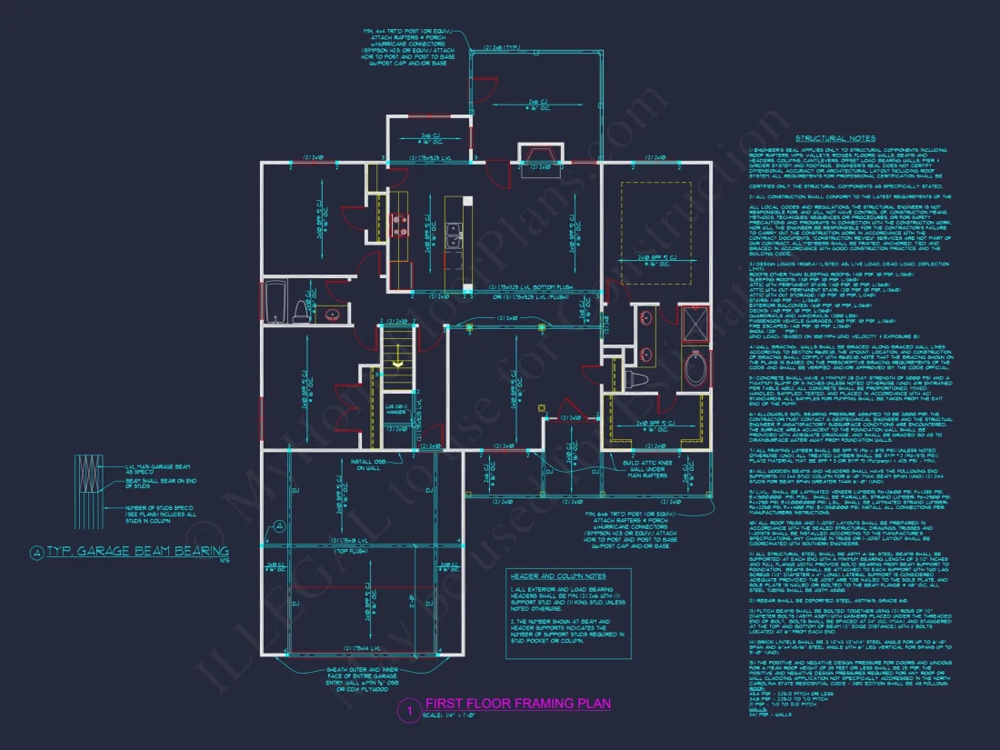 Craftsman house Floor Plan: Stunning CAD Design & Blueprint