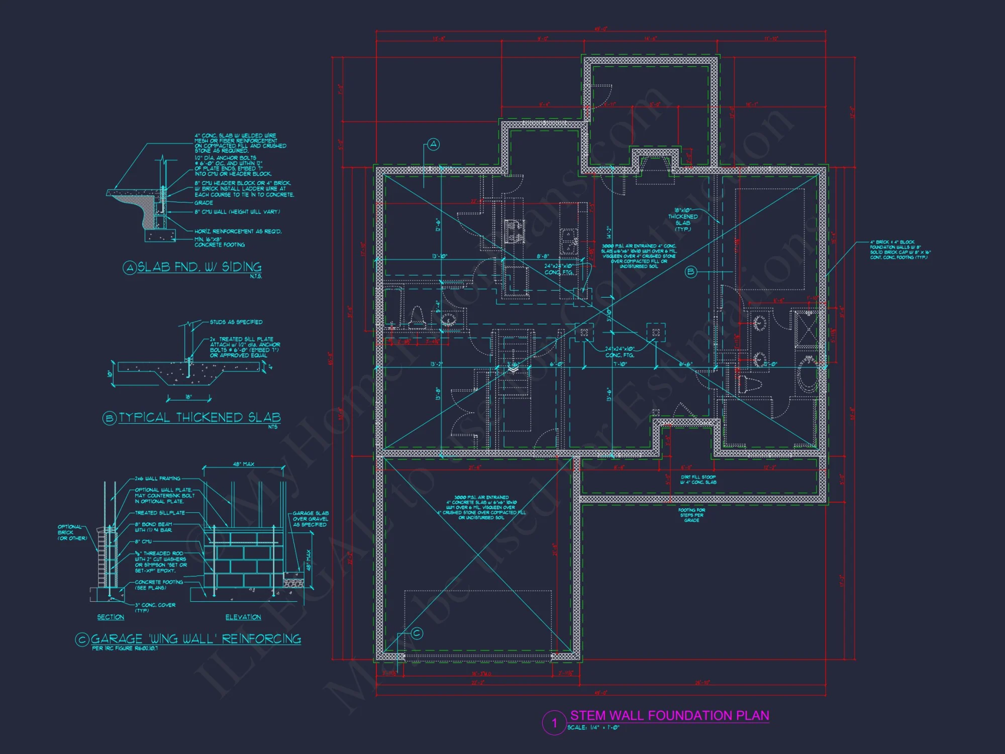 Craftsman house Floor Plan: Stunning CAD Design & Blueprint