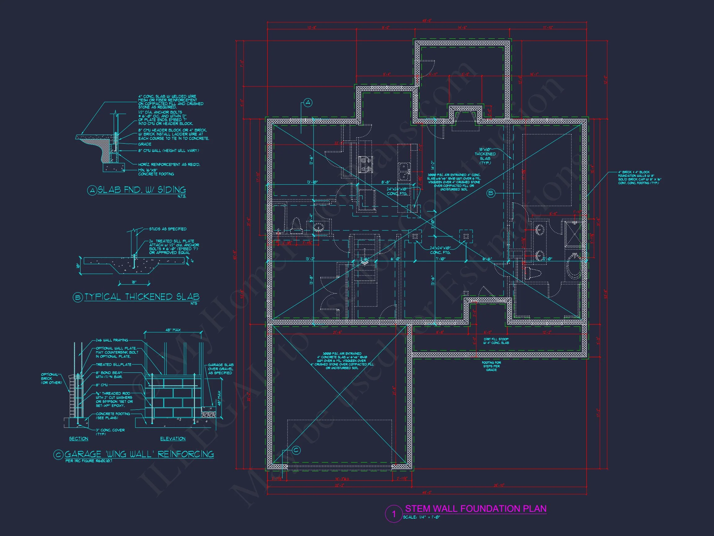 Craftsman house Floor Plan: Stunning CAD Design & Blueprint