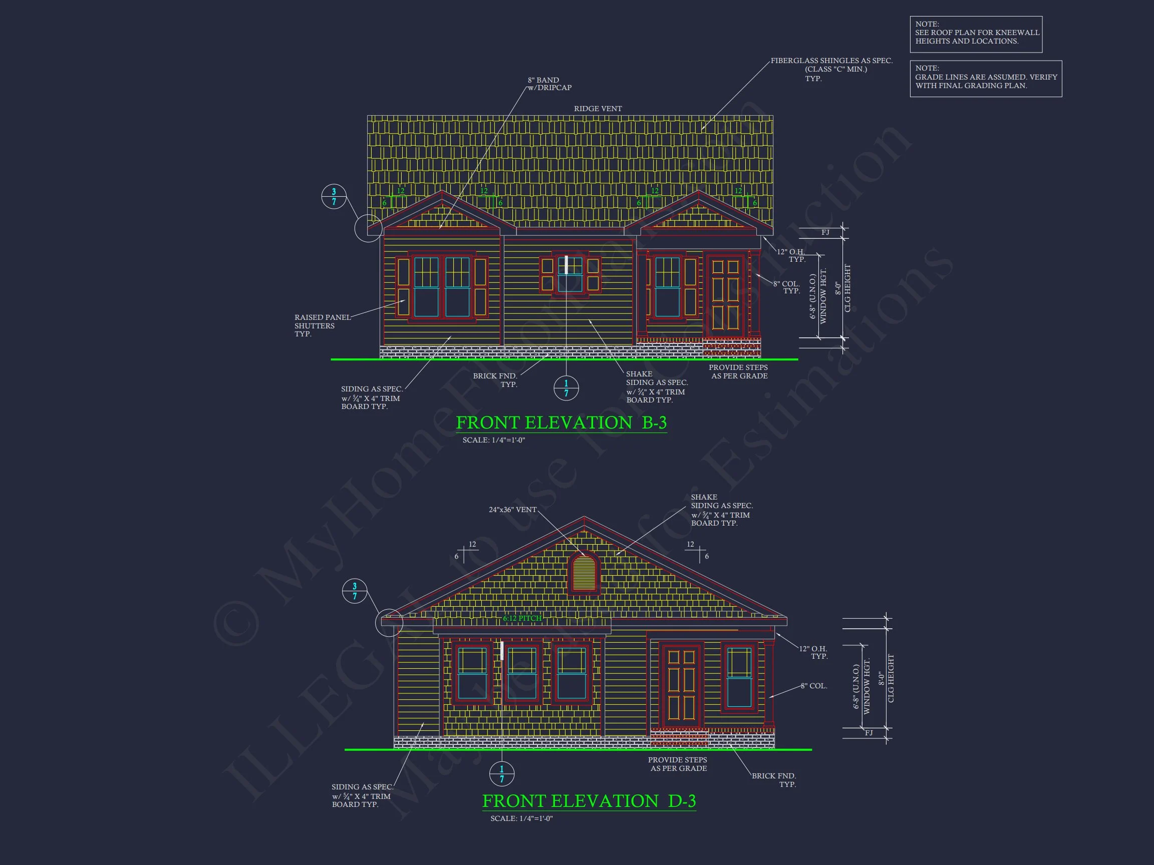 Compact house Plan with 3 Bedrooms – CAD Floor Plan Designs
