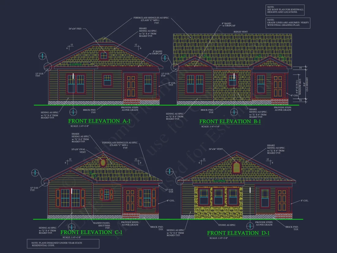 Compact house Plan with 3 Bedrooms – CAD Floor Plan Designs