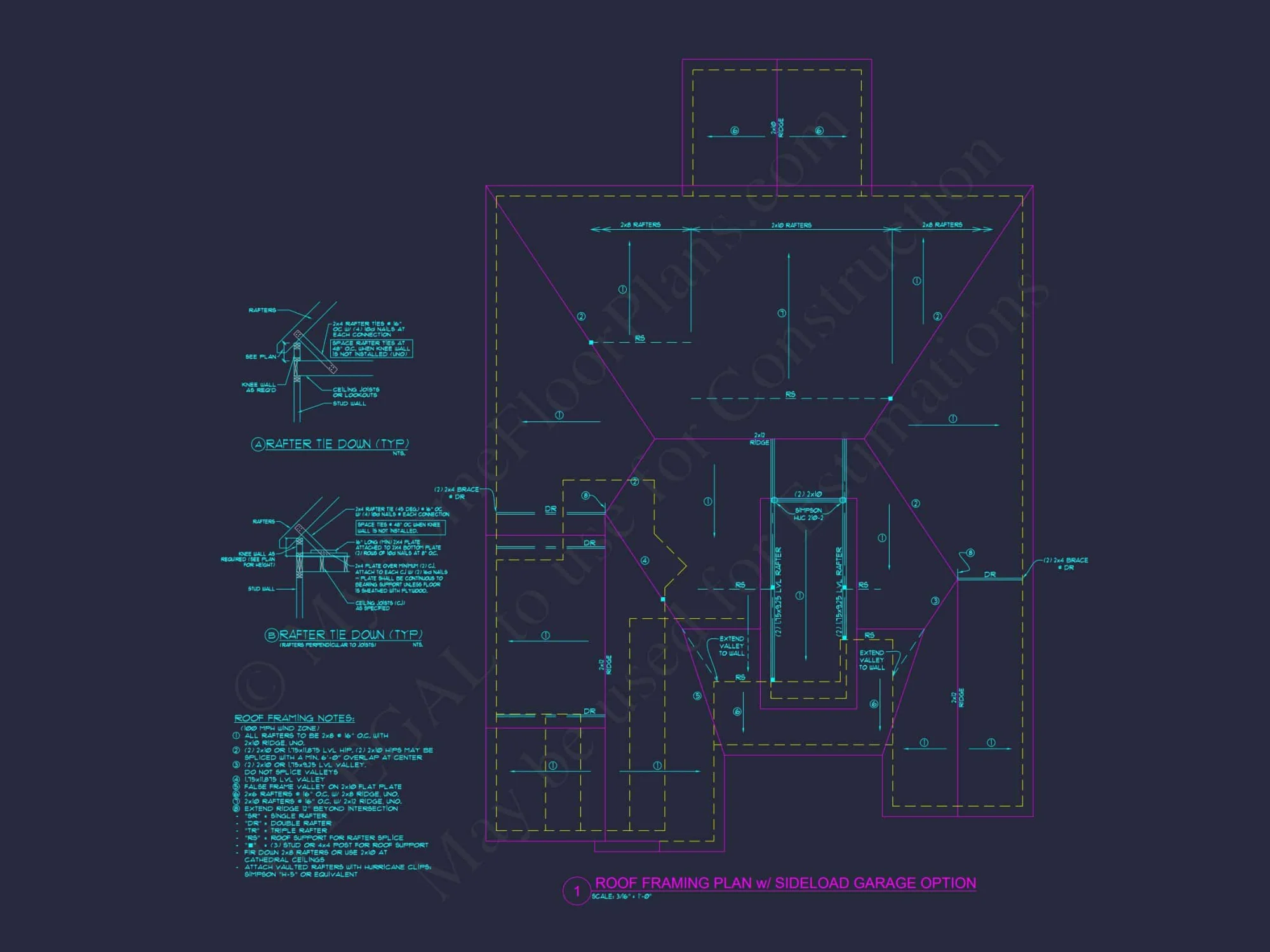 Craftsman house Plan
