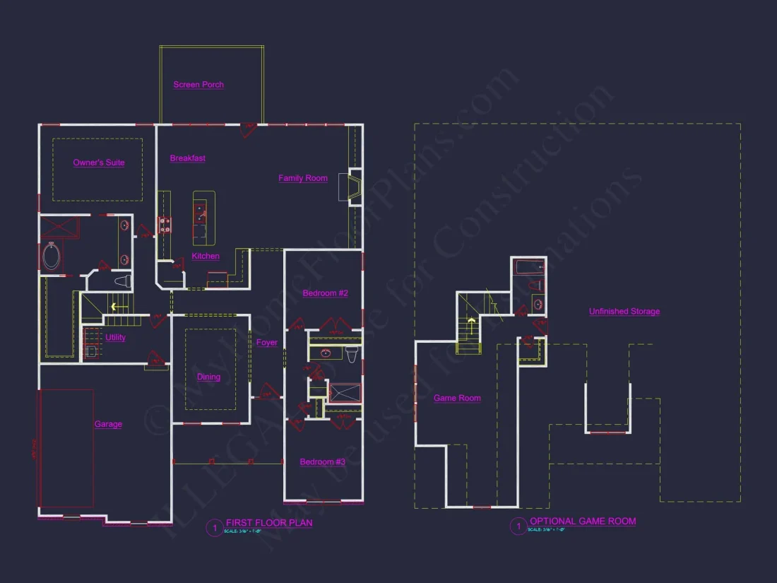 Craftsman house Plan