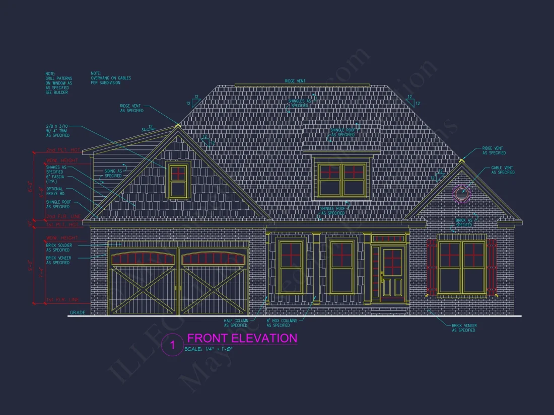 Craftsman house Plan