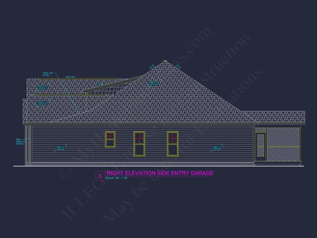 1.5 Story Blueprint with Garage