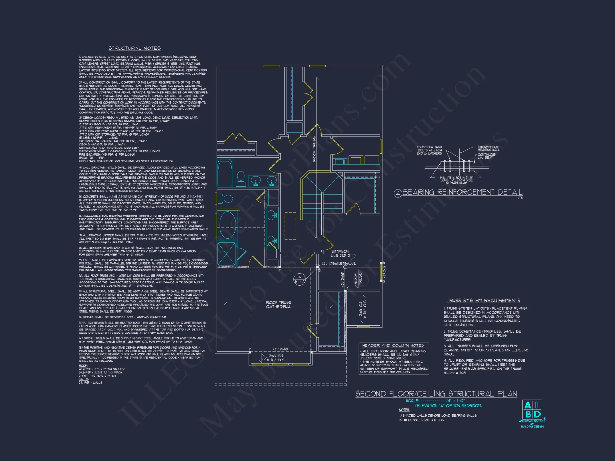 Custom house Plan with 2-Story Floor Plan and CAD Designs