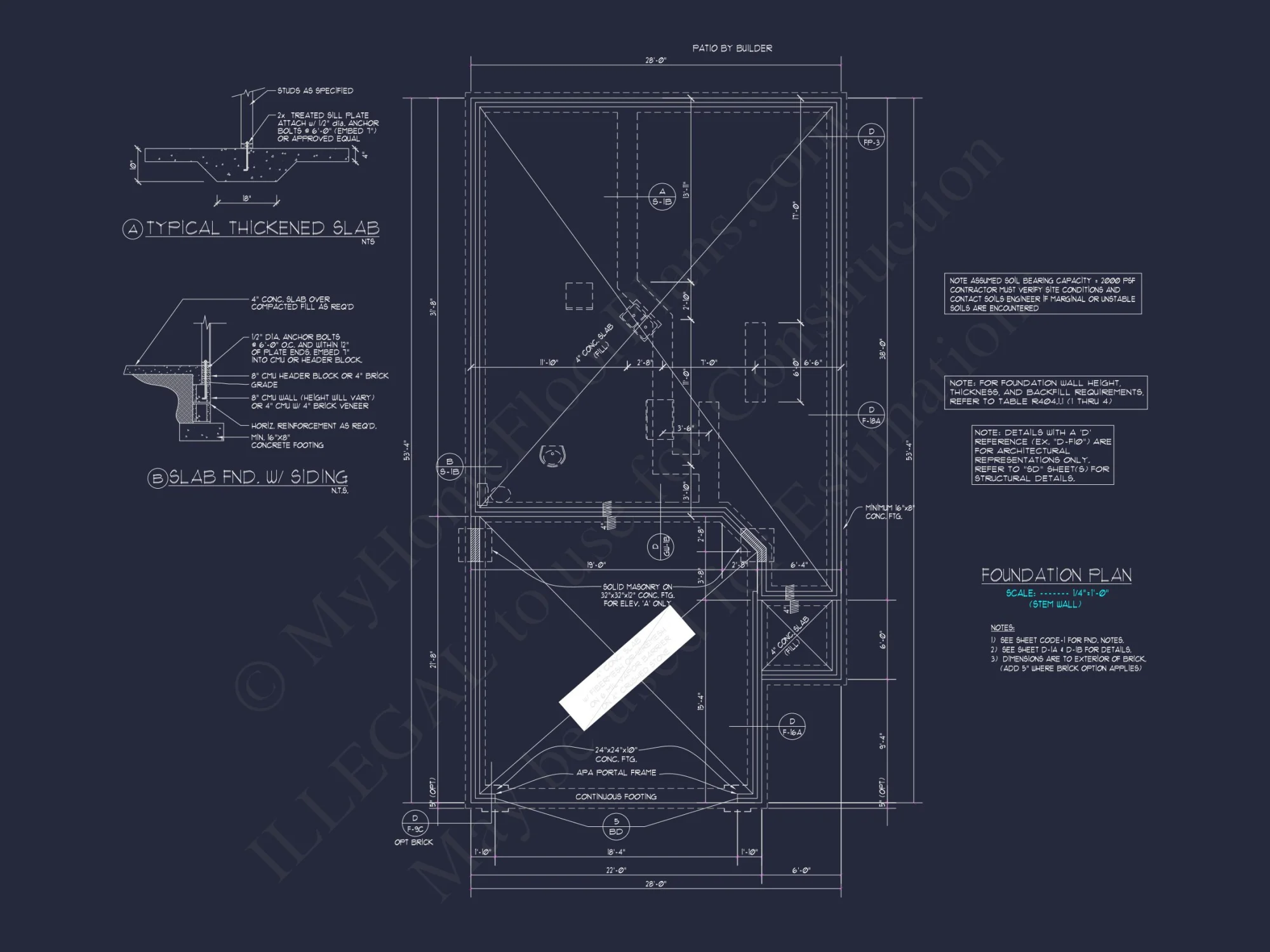 Custom house Plan with 2-Story Floor Plan and CAD Designs