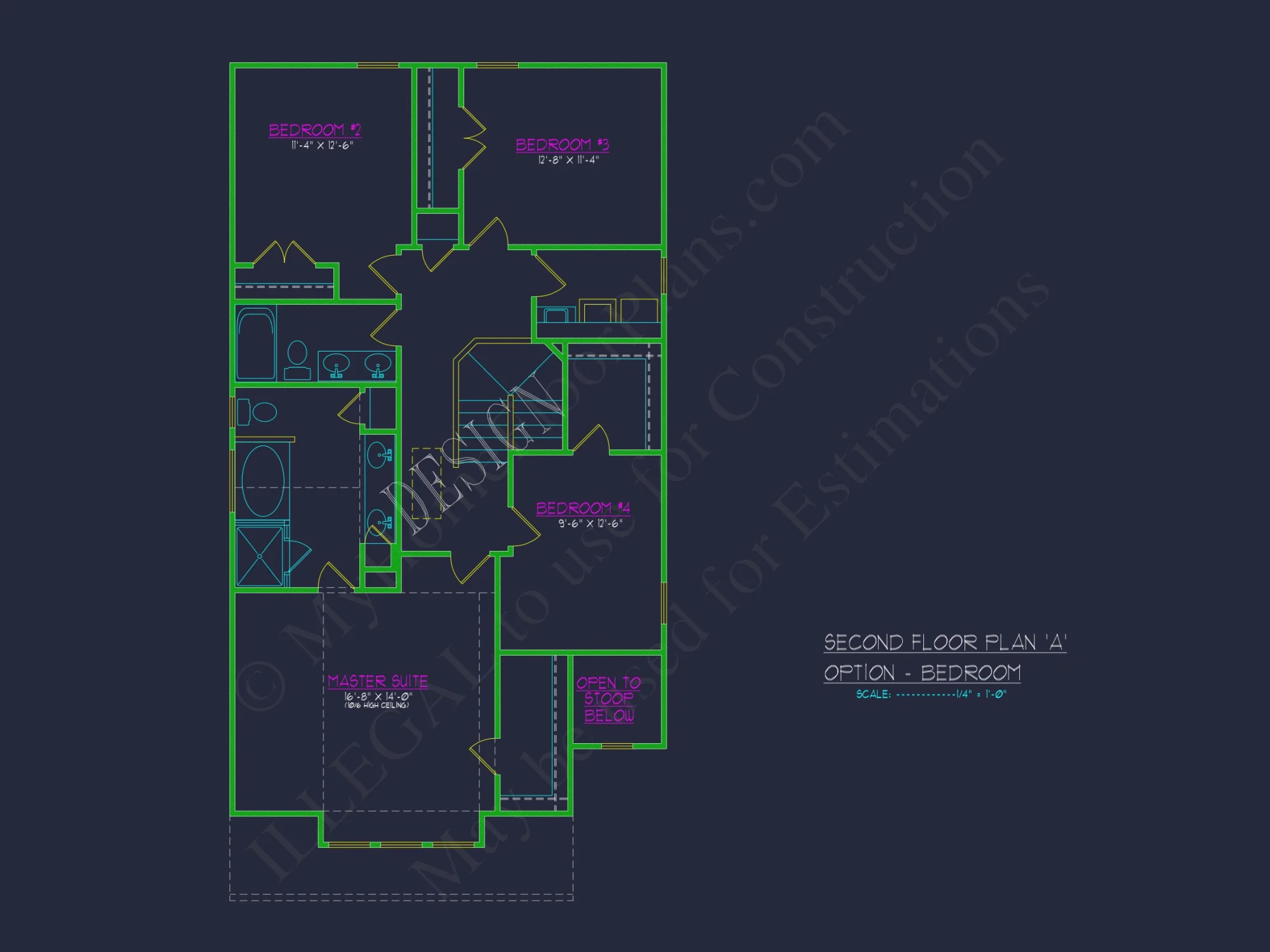 Custom house Plan with 2-Story Floor Plan and CAD Designs