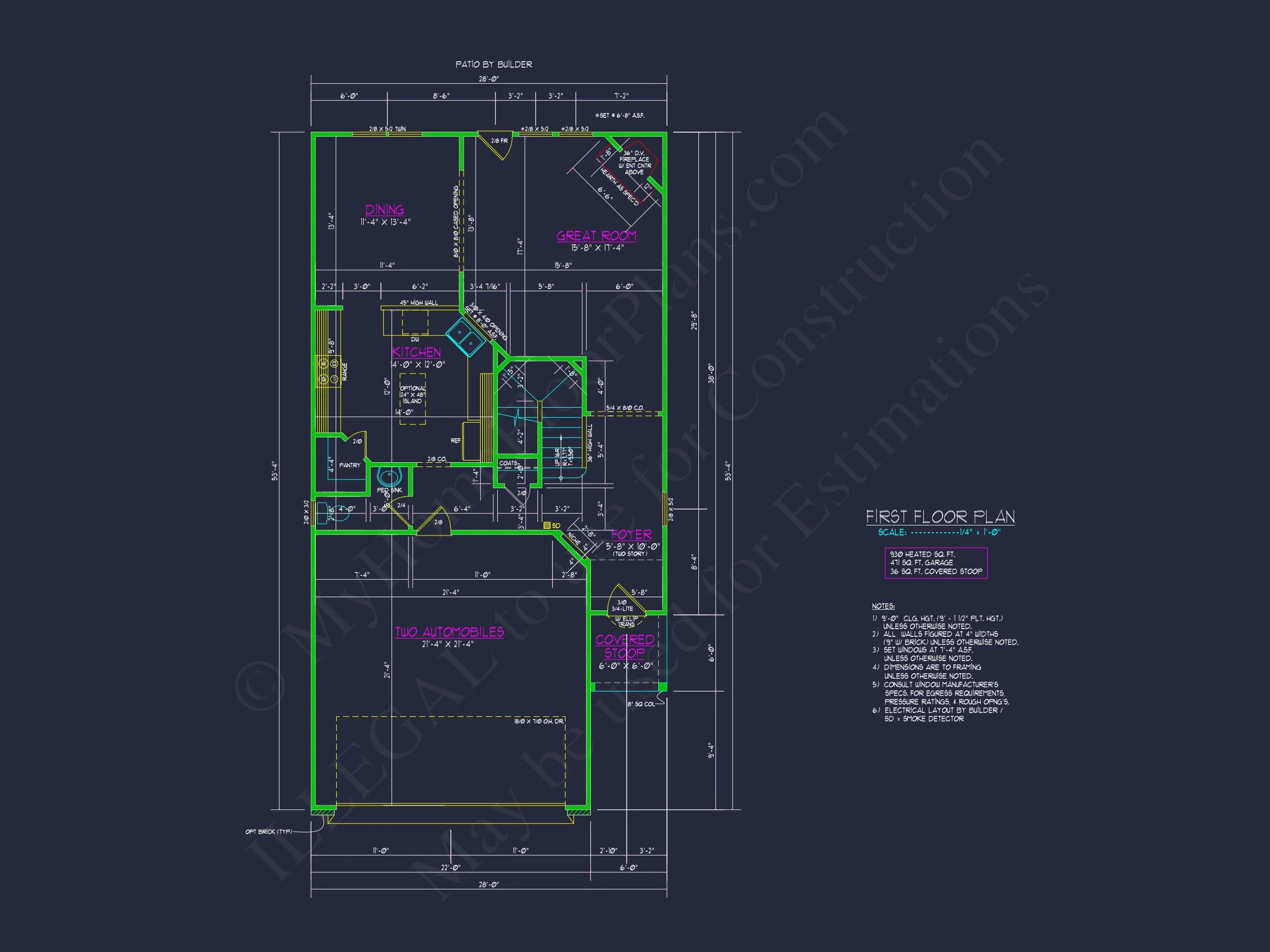 12-2508 HOUSE PLAN - Custom House Plan with 2-Story Floor Plan and CAD Designs 6 Custom house Plan with 2-Story Floor Plan and CAD Designs