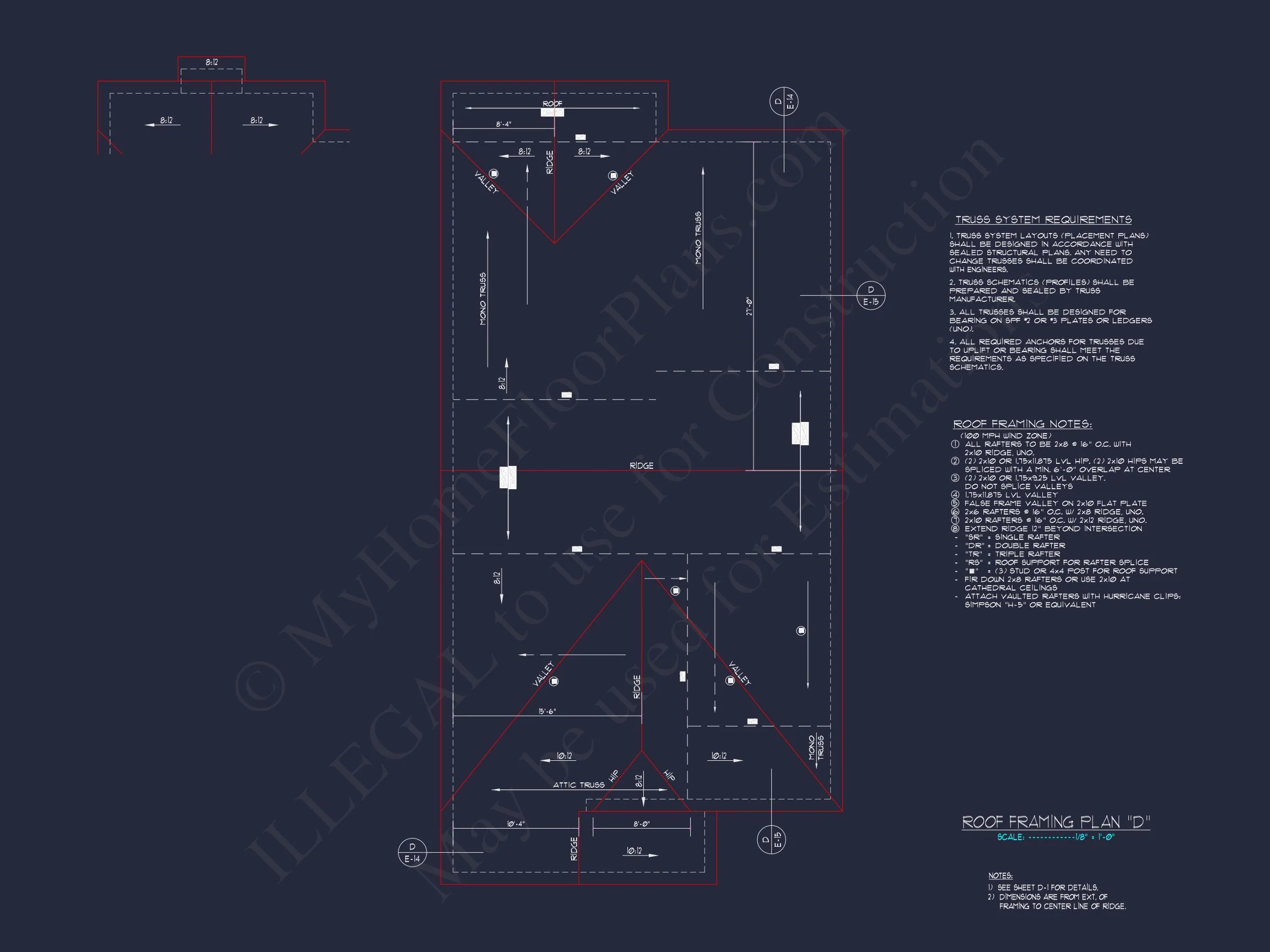 12-2461 HOUSE PLAN - Beautiful Craftsman House Plan with 3 Beds & 2 Floors 23 Beautiful Craftsman house Plan with 3 Beds & 2 Floors
