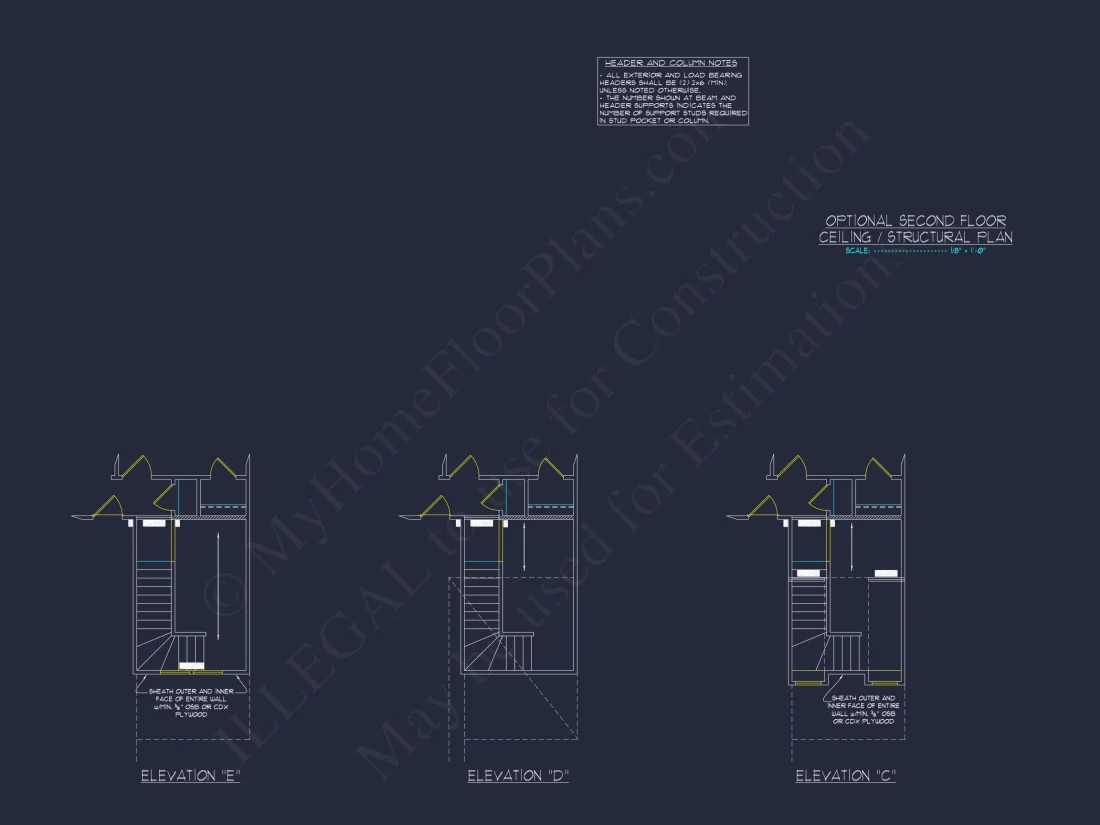 Beautiful Craftsman house Plan with 3 Beds & 2 Floors