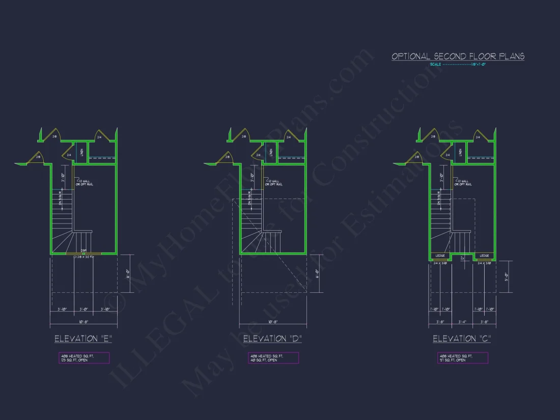 Beautiful Craftsman house Plan with 3 Beds & 2 Floors