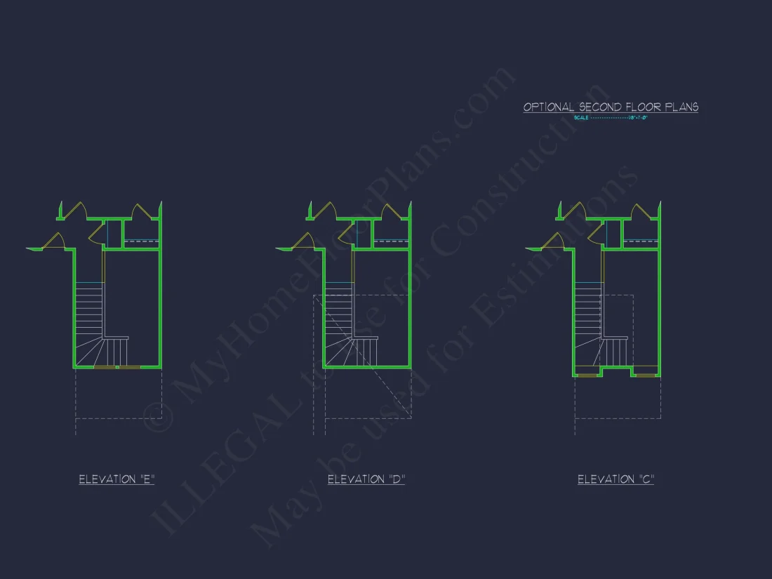 Beautiful Craftsman house Plan with 3 Beds & 2 Floors