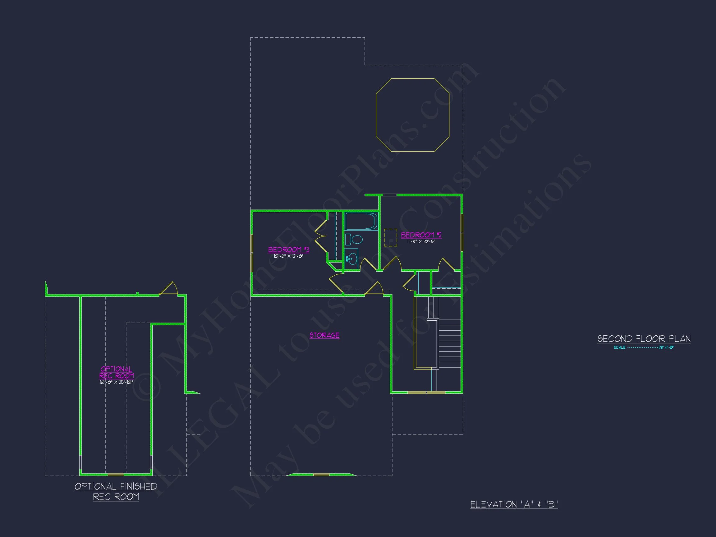 12-2461 HOUSE PLAN - Beautiful Craftsman House Plan with 3 Beds & 2 Floors 11 Beautiful Craftsman house Plan with 3 Beds & 2 Floors