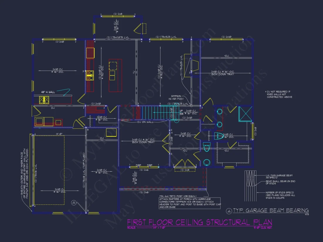 Craftsman house Plan with 3 Bedrooms and Spacious Floor Design
