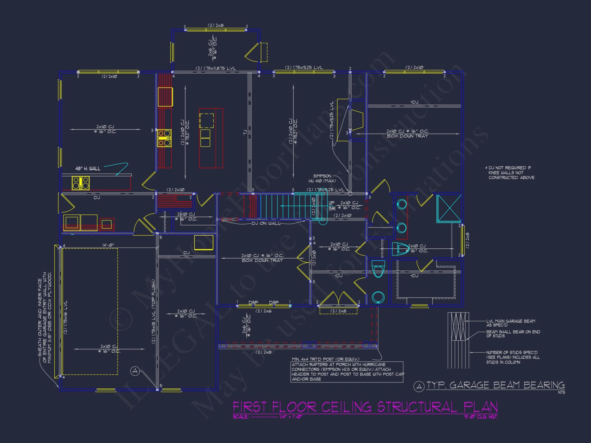 Craftsman house Plan with 3 Bedrooms and Spacious Floor Design