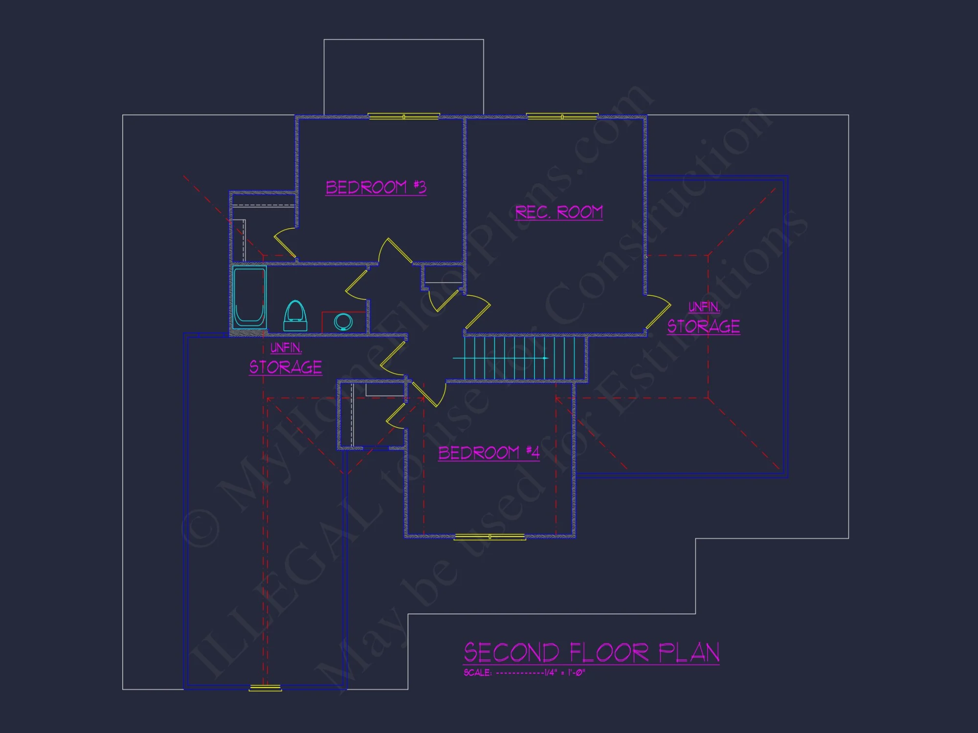 Craftsman house Plan with 3 Bedrooms and Spacious Floor Design