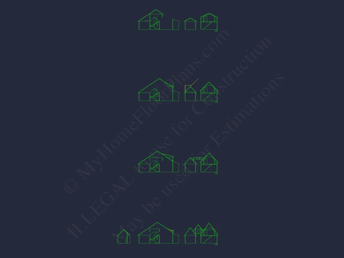 Craftsman house Plan with Versatile Blueprint and CAD Designs