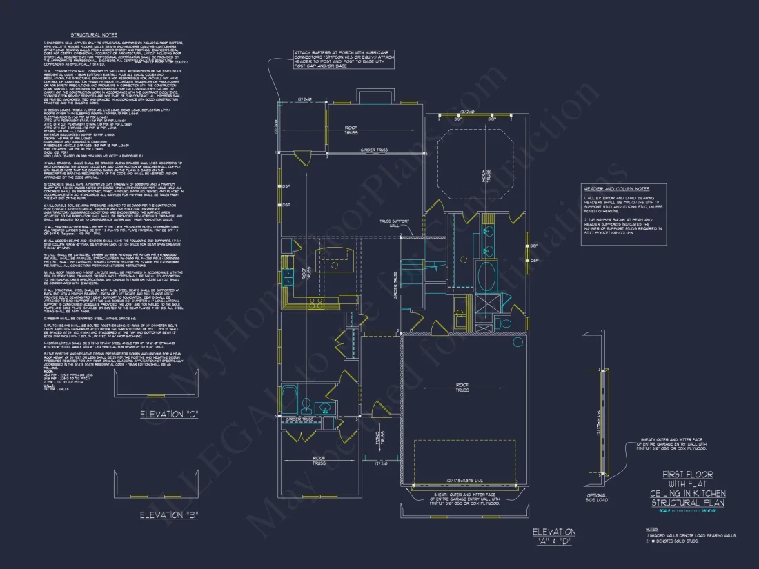 Craftsman house Plan with Versatile Blueprint and CAD Designs