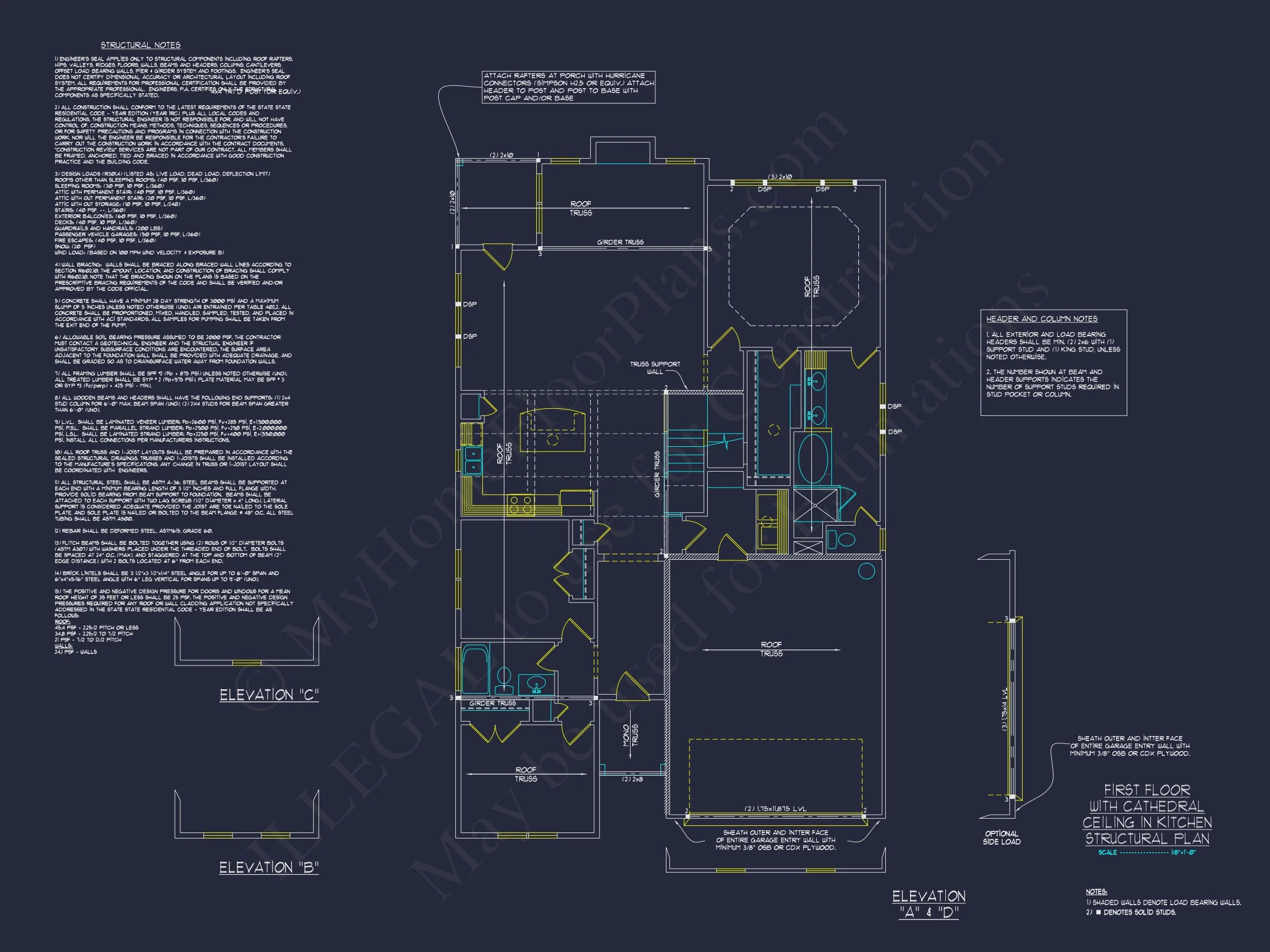 Craftsman house Plan with Versatile Blueprint and CAD Designs