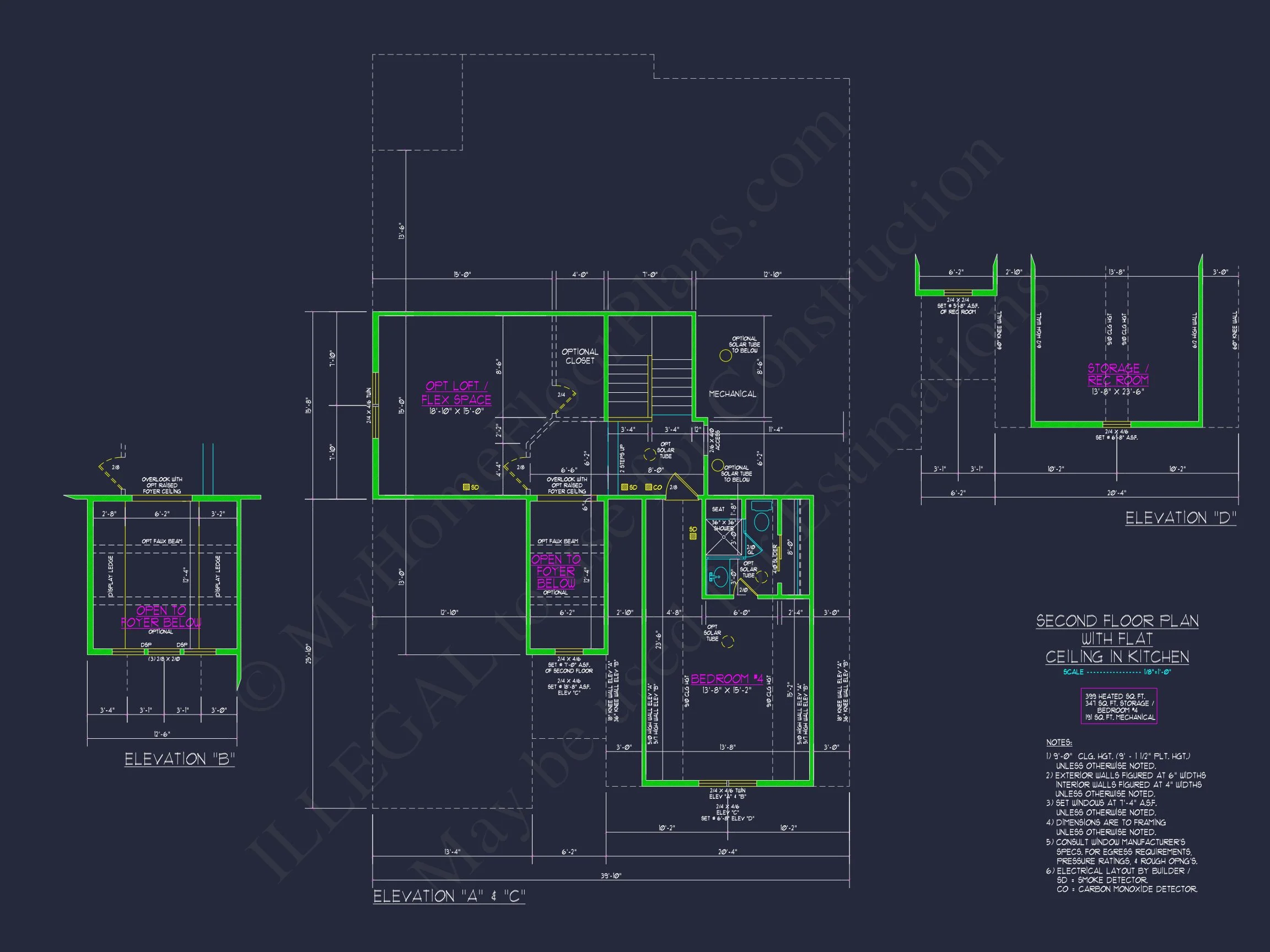Craftsman house Plan with Versatile Blueprint and CAD Designs