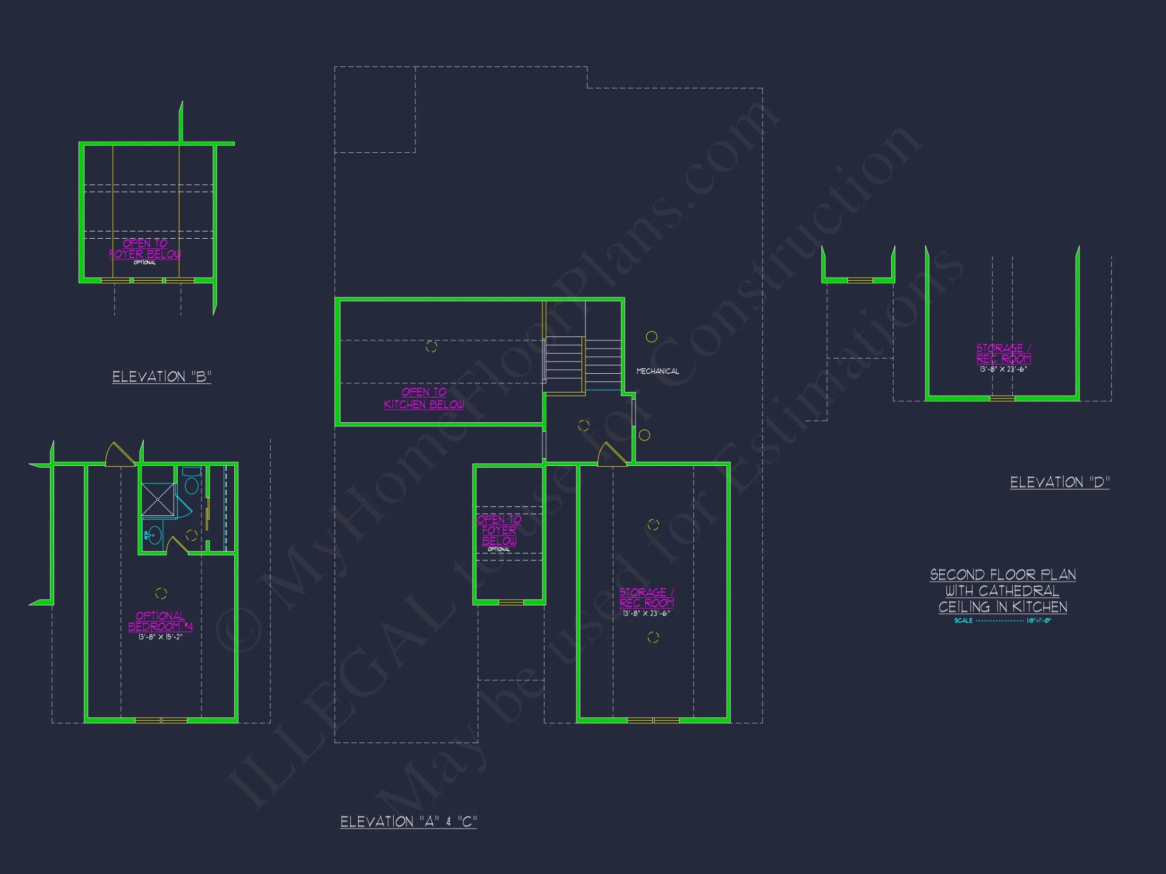 Craftsman house Plan with Versatile Blueprint and CAD Designs