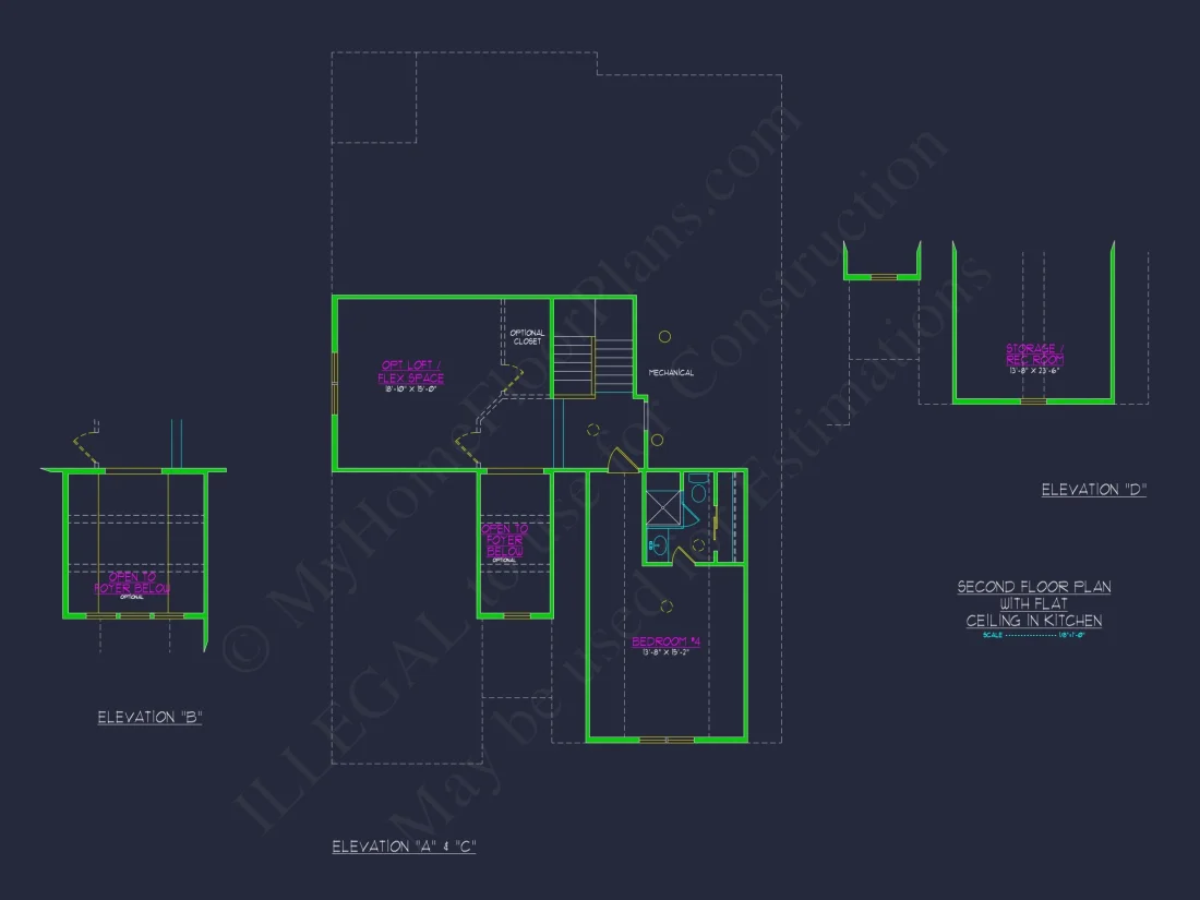 Craftsman house Plan with Versatile Blueprint and CAD Designs