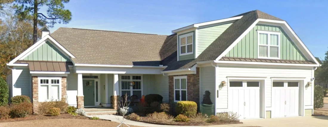 Craftsman house Plan: 2-Story, 3-Bed, 2-Bath Floor Plan