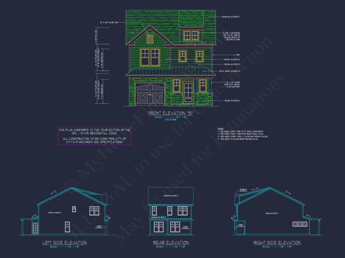 Charming 2-Story Craftsman house Plan