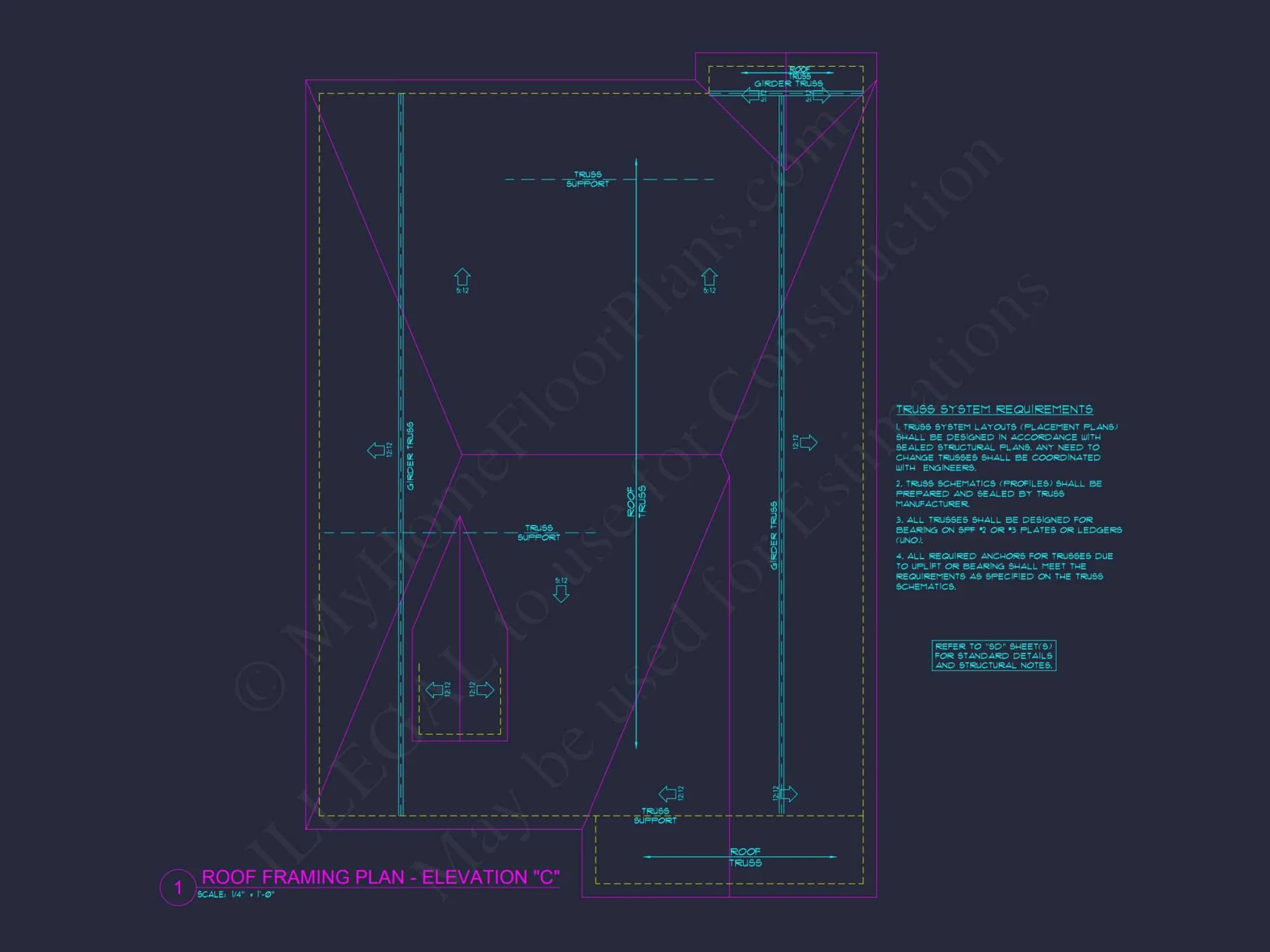 Traditional Craftsman house Plan with 3 Bedrooms and CAD Designs