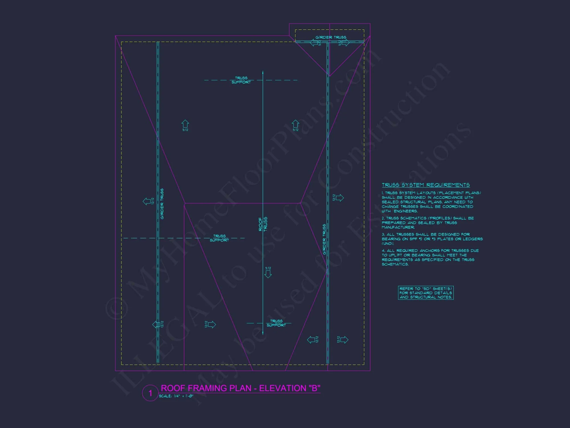 Traditional Craftsman house Plan with 3 Bedrooms and CAD Designs