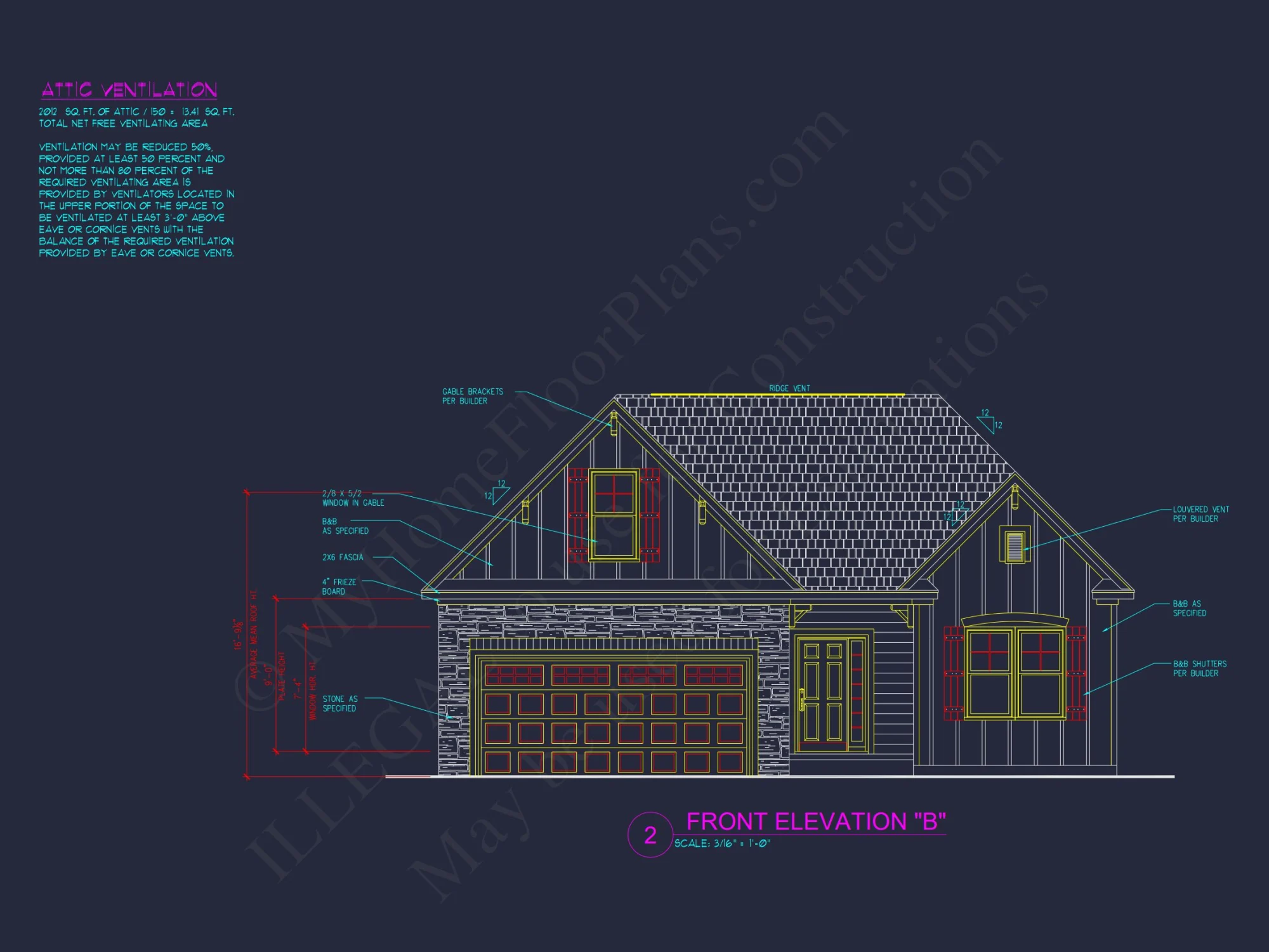 Traditional Craftsman house Plan with 3 Bedrooms and CAD Designs