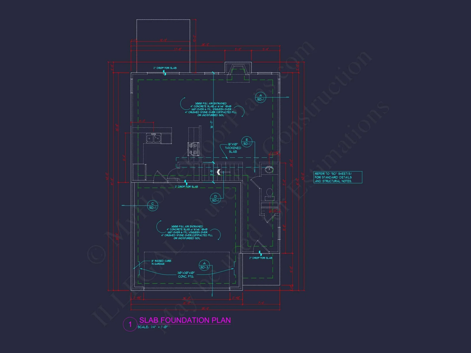 Modern house Floor Plan: CAD Architecture and Elegant Blueprint