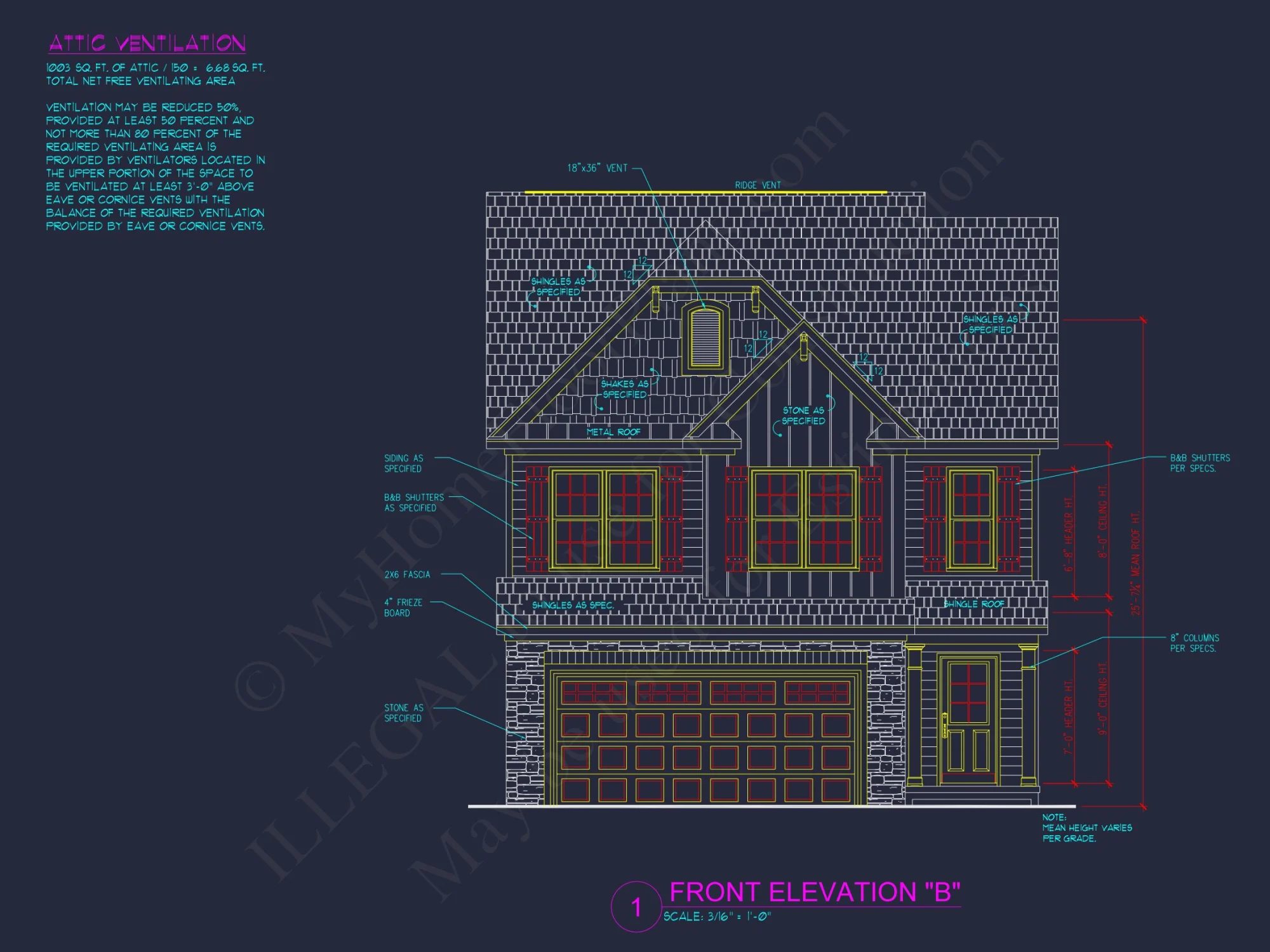 Modern house Floor Plan: CAD Architecture and Elegant Blueprint