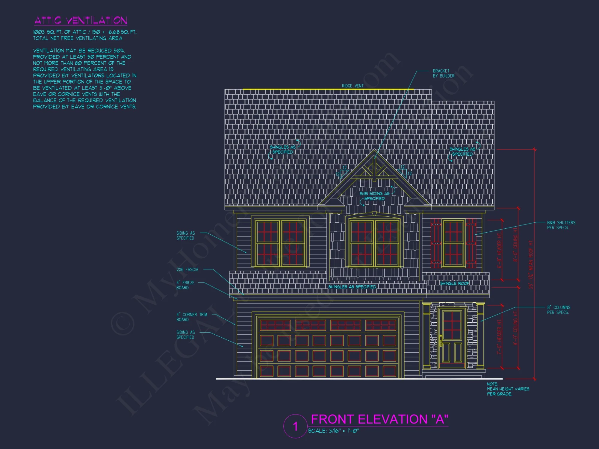 Modern house Floor Plan: CAD Architecture and Elegant Blueprint