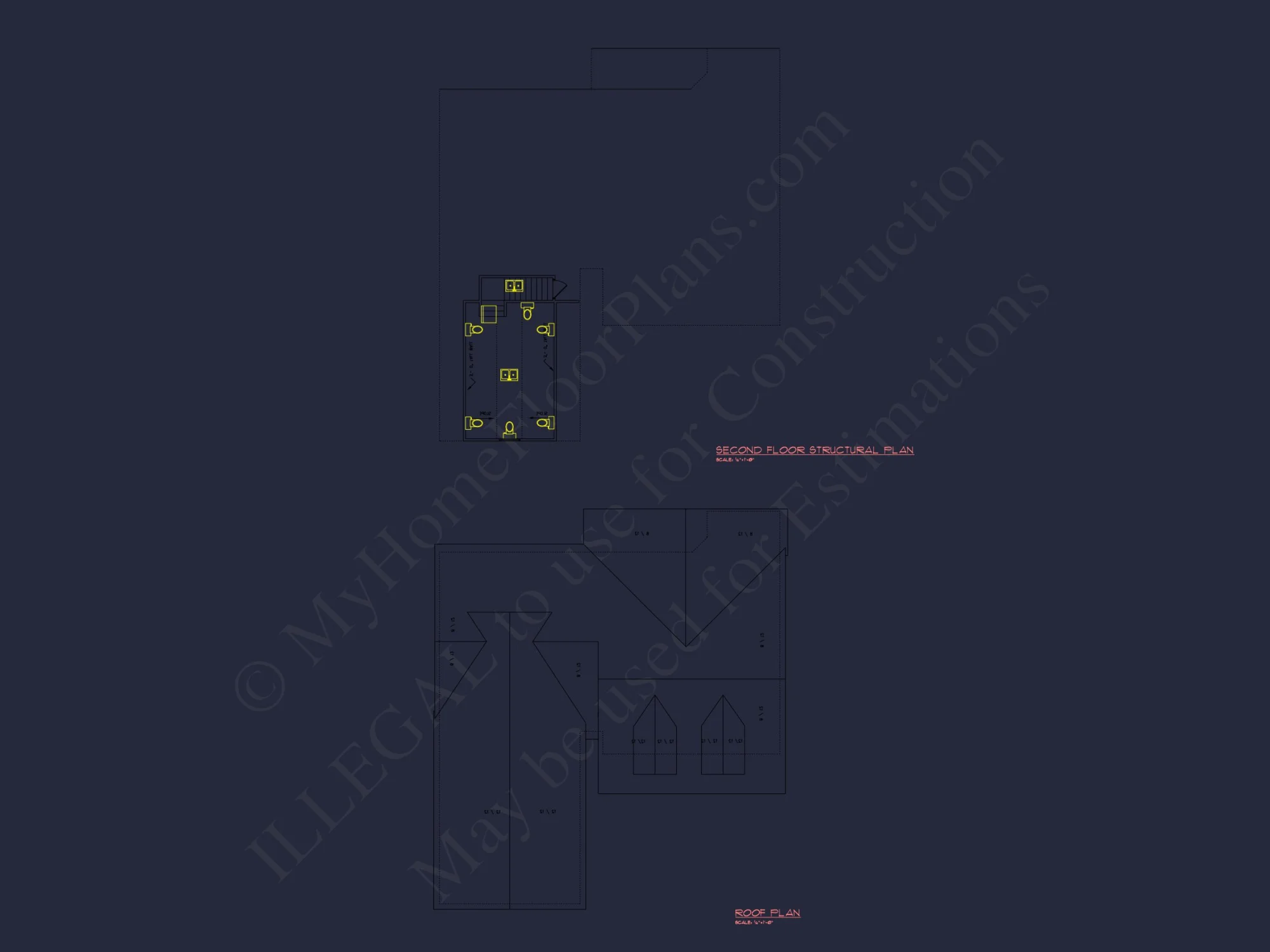 Beautiful house Floor Plan with CAD Designs & Blueprints