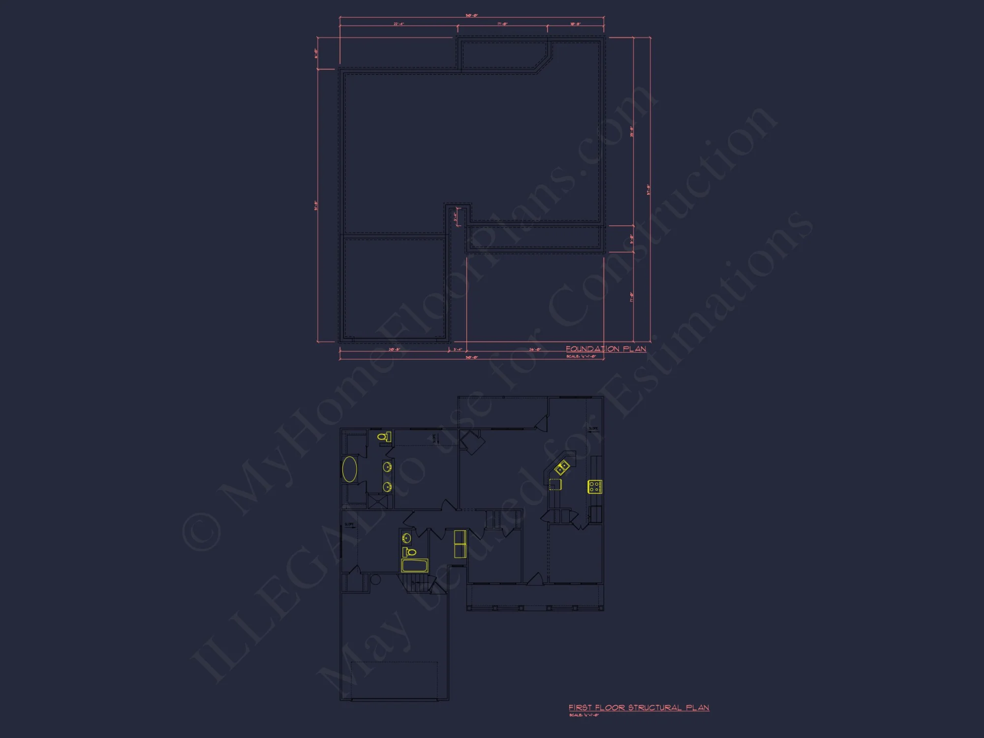 Beautiful house Floor Plan with CAD Designs & Blueprints