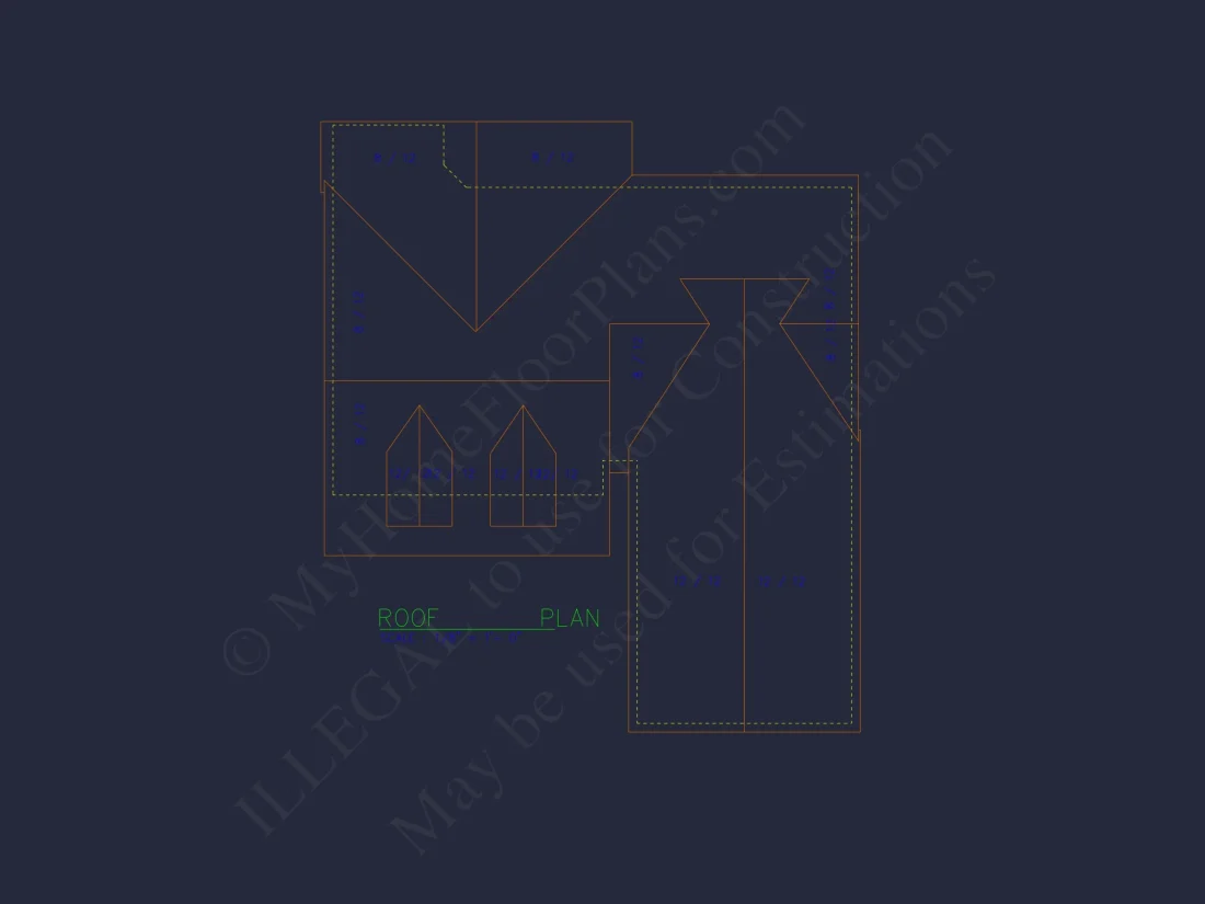 Beautiful house Floor Plan with CAD Designs & Blueprints